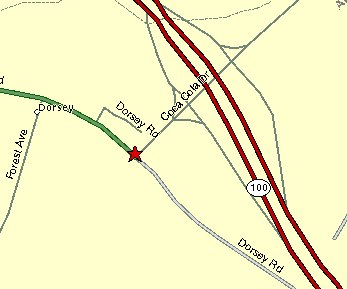 Zoomed map to Timbuktu