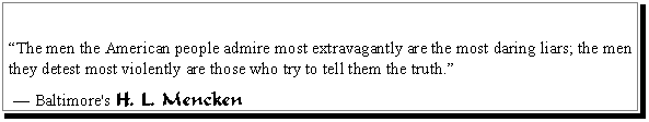 H. L. Mencken quote