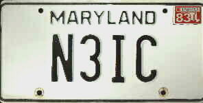 N3IC License Plate