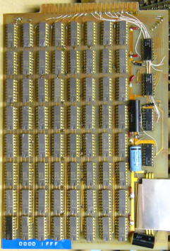 MAXI micro RAM board, front