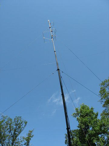 VHF and UHF antenna tower