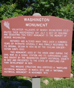 Washington Monument Sign