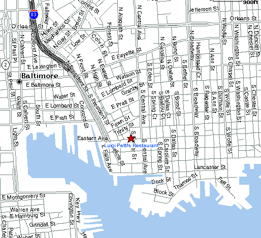 Map to Little Italy